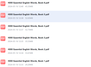 4000 Essential English Words  Second Edtion  full 6 books-艾瑞克网