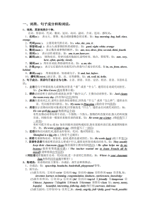 中考英语语法讲解-词类、句子成分、句型和构词法-艾瑞克网